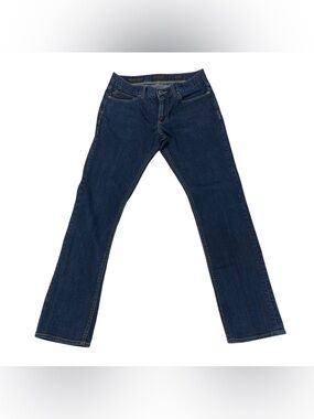 Outpost Makers Men’s 31x32 Straight Jeans Blue Stretch Denim Buckle Dark Wash‎